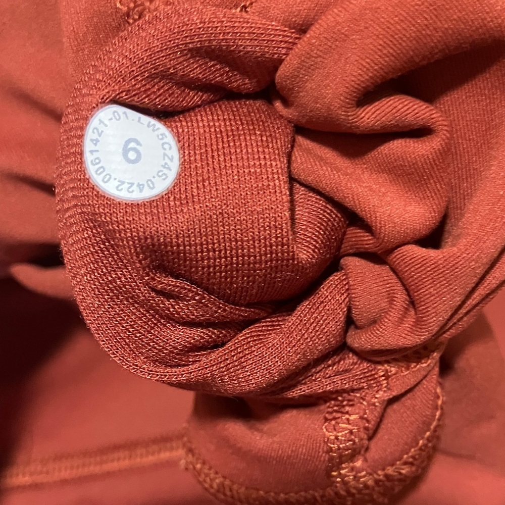 High-Waist Rust Lululemon Leggings - Picture 3 of 3